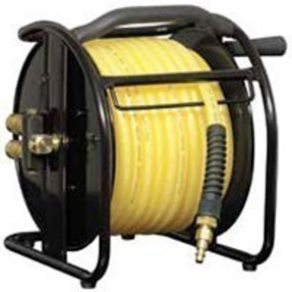 Amflo Amflo 545HR-RET Air Hose Reel, 3/8 in OD, MNPT, Polyurethane, Gold 545HR-RET